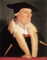 Amberger, Christoph - Portrait of the Cosmographer Sebastien Munster